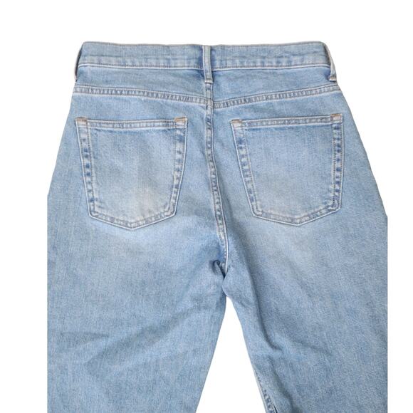 Everlane Cheeky Jean Light Wash Midrise Slim Straight Leg Jeans Women Sz 26 R - Picture 2 of 8